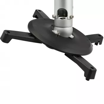StarTech.com Universalus lubinis projektoriaus laikiklis – sunkus, reguliuojamo aukščio/teleskopinis stulpas 5–22,7 colio nuo lubų – 33 svarai (15 kg) – pakreipimas/sukimas – kabantis laikiklis su kronšteinu