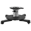 StarTech.com Universalus lubinis projektoriaus laikiklis – sunkus, reguliuojamo aukščio/teleskopinis stulpas 5–22,7 colio nuo lubų – 33 svarai (15 kg) – pakreipimas/sukimas – kabantis laikiklis su kronšteinu