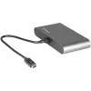 StarTech.com Dual-Monitor Thunderbolt Mini Dock, 4K 60Hz DisplayPort, belaidžio ryšio stotelė be tvarkyklių, skirta Windows ir Mac, Gigabit Ethernet, 1x USB-A (USB 5Gbps), 28 cm kabelis