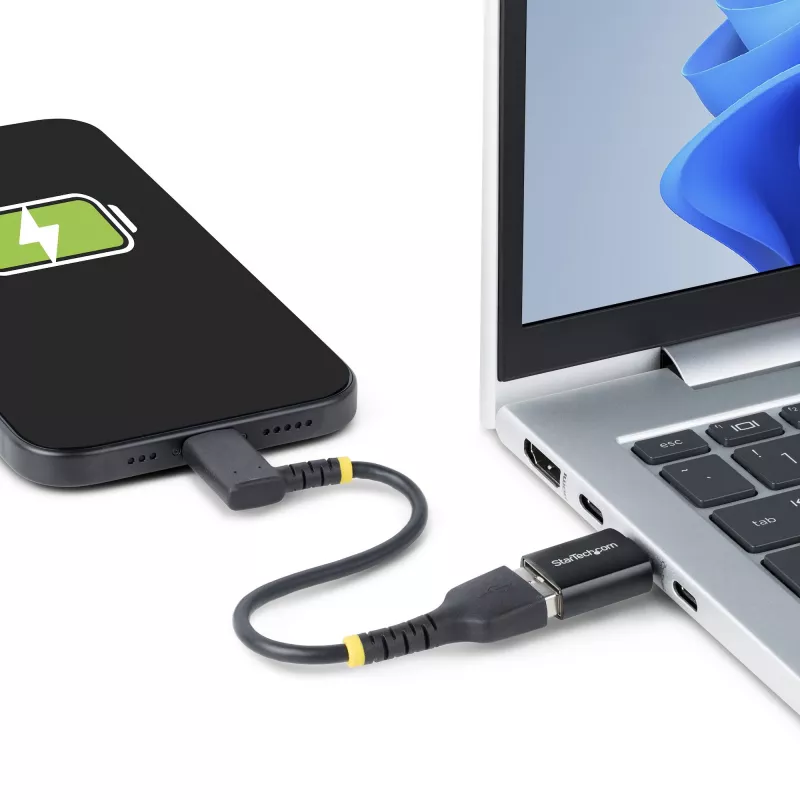 StarTech.com USB-C į USB-A adapteris, USB 5Gbps, kompaktiškas USB-C kištukas į USB-A lizdą, tvirtas metalinis korpusas, M/F