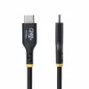 StarTech.com 3 m USB-C įkrovimo laidas, USB-IF sertifikuotas USB C laidas, 240W PD EPR, USB 2.0 Type-C nešiojamojo kompiuterio įkroviklio laidas, USB-C duomenų perdavimo laidas, TPE apvalkalas, M/M