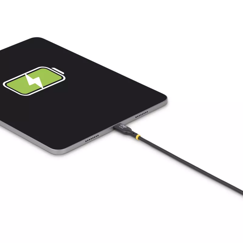 StarTech.com 3 m USB-C įkrovimo laidas, USB-IF sertifikuotas USB C laidas, 240W PD EPR, USB 2.0 Type-C nešiojamojo kompiuterio įkroviklio laidas, USB-C duomenų perdavimo laidas, TPE apvalkalas, M/M