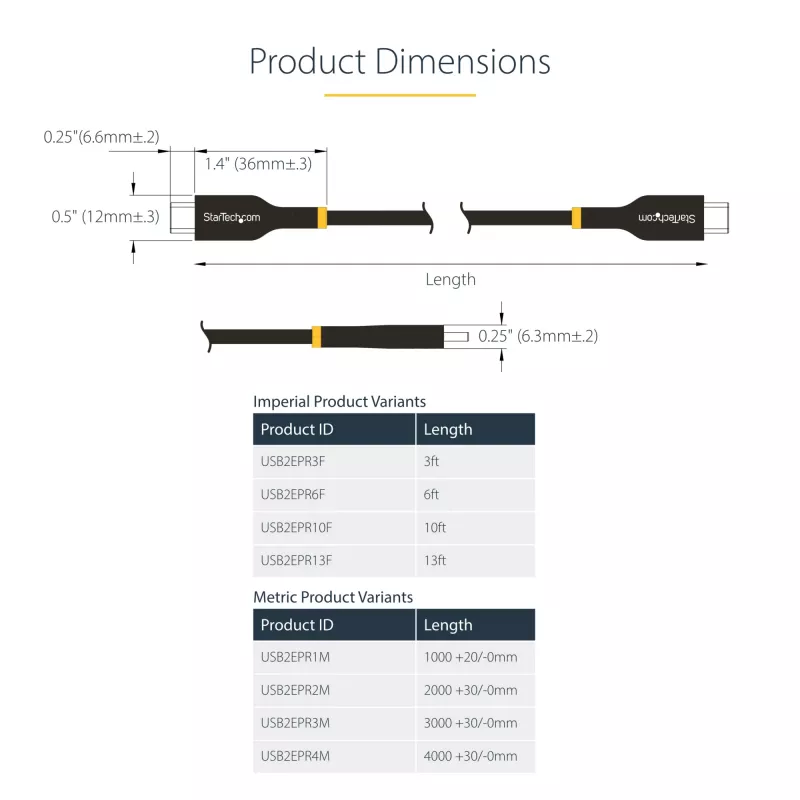 StarTech.com 3 m USB-C įkrovimo laidas, USB-IF sertifikuotas USB C laidas, 240W PD EPR, USB 2.0 Type-C nešiojamojo kompiuterio įkroviklio laidas, USB-C duomenų perdavimo laidas, TPE apvalkalas, M/M