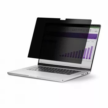 StarTech.com 13,3 col. privatumo ekrano filtras, skirtas MacBook Pro, su apsauga nuo akinimo ir mėlynos šviesos, atlenkiamas, +/- 30° žiūrėjimo kampas