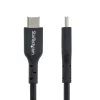 StarTech.com 1m (3,3 pėd.) USB-C įkrovimo laidas 2 vnt., USB-C laidas, USB 2.0 Type-C nešiojamojo kompiuterio įkroviklio laidas, 60W 3A Power Delivery, TPE apvalkalas, USB-C duomenų perdavimo laidas, M/M