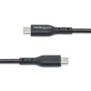StarTech.com 1m (3,3 pėd.) USB-C įkrovimo laidas 2 vnt., USB-C laidas, USB 2.0 Type-C nešiojamojo kompiuterio įkroviklio laidas, 60W 3A Power Delivery, TPE apvalkalas, USB-C duomenų perdavimo laidas, M/M