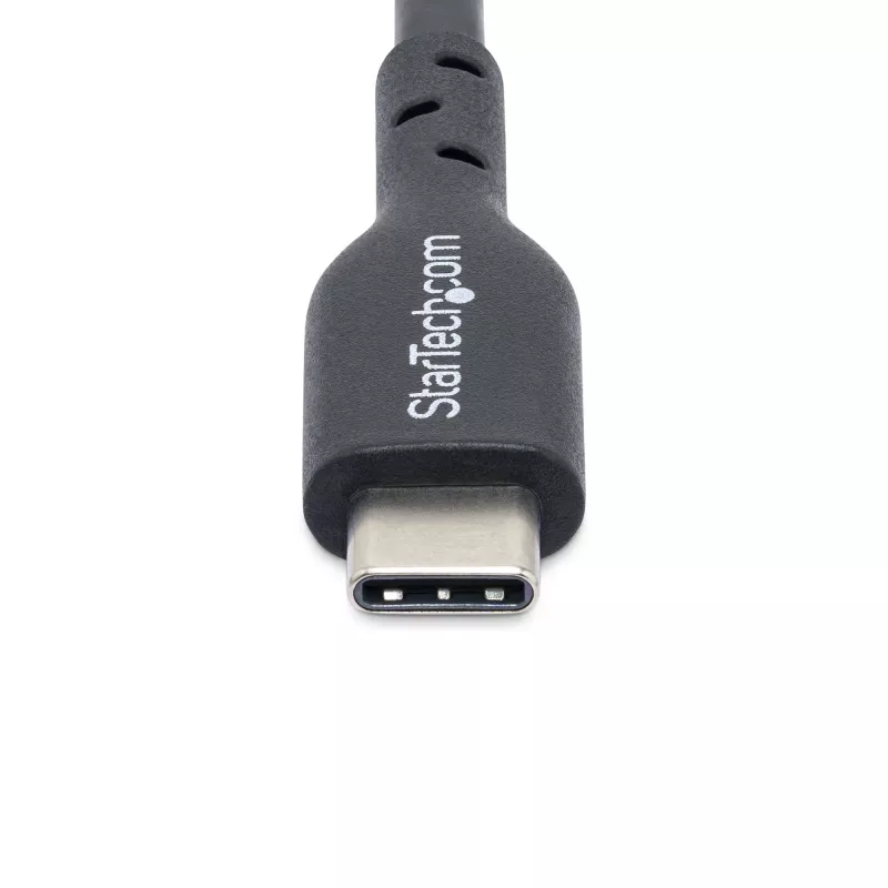 StarTech.com 1m (3,3 pėd.) USB-C įkrovimo laidas 2 vnt., USB-C laidas, USB 2.0 Type-C nešiojamojo kompiuterio įkroviklio laidas, 60W 3A Power Delivery, TPE apvalkalas, USB-C duomenų perdavimo laidas, M/M