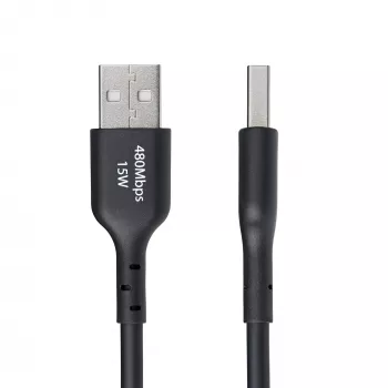 StarTech.com 3m USB-A į USB-C įkrovimo laidas, įkrovimas ir sinchronizavimas, 3A, USB 2.0, TPE apvalkalas – juodas