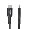 StarTech.com 3m USB-A į USB-C įkrovimo laidas, įkrovimas ir sinchronizavimas, 3A, USB 2.0, TPE apvalkalas – juodas