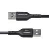 StarTech.com 3m USB-A į USB-C įkrovimo laidas, įkrovimas ir sinchronizavimas, 3A, USB 2.0, TPE apvalkalas – juodas