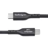 StarTech.com 3m USB-A į USB-C įkrovimo laidas, įkrovimas ir sinchronizavimas, 3A, USB 2.0, TPE apvalkalas – juodas