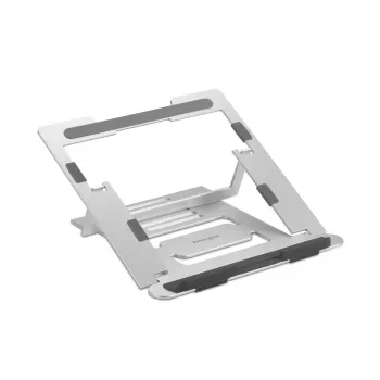 Kensington Easy Riser Aluminium nešiojamojo kompiuterio stovas, sidabrinis, aliuminis, silikonas, plienas, 40,6 cm (16 colių), 5 kg, 86–118 mm