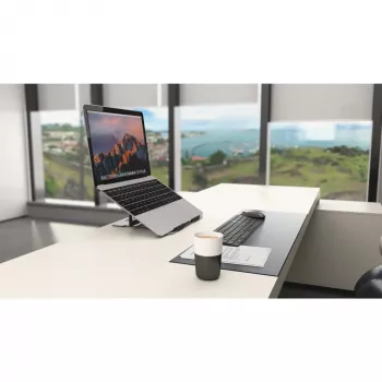 Kensington Easy Riser Aluminium nešiojamojo kompiuterio stovas, sidabrinis, aliuminis, silikonas, plienas, 40,6 cm (16 colių), 5 kg, 86–118 mm