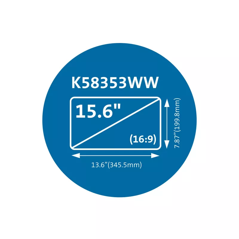 Kensington MagPro Magnetinis Privatumo Ekrano Filtras Nešiojamam Kompiuteriui 15,6 col. (16:9)