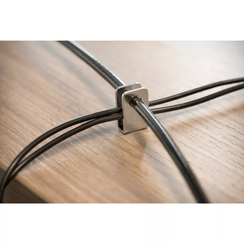 Kensington Desktop & Peripherals Locking Kit 2.0, 2.44 m, raktinis, anglinis plienas, juoda, sidabrinė