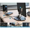 Kensington Desktop & Peripherals Locking Kit 2.0, 2.44 m, raktinis, anglinis plienas, juoda, sidabrinė