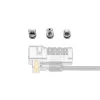 Kensington ClickSafe Universal Slots Security Anchors Kit, inkaras, nerūdijantis plienas, 3 vnt, 31 g, 115 mm, 85 mm