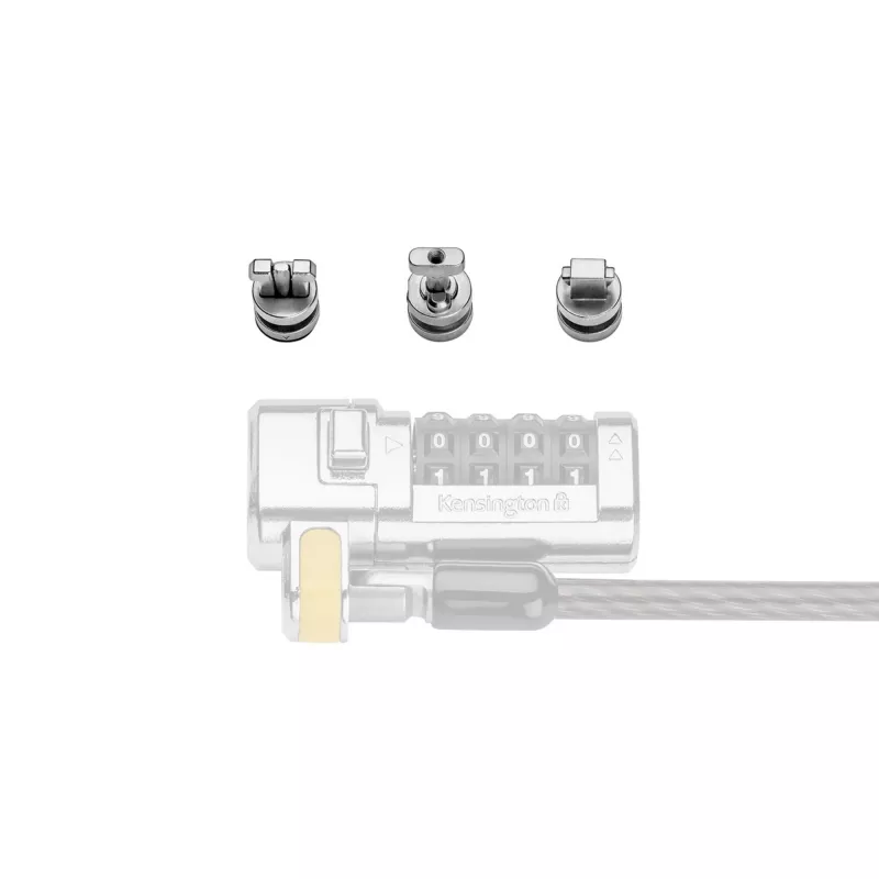 Kensington ClickSafe Universal Slots Security Anchors Kit, inkaras, nerūdijantis plienas, 3 vnt, 31 g, 115 mm, 85 mm