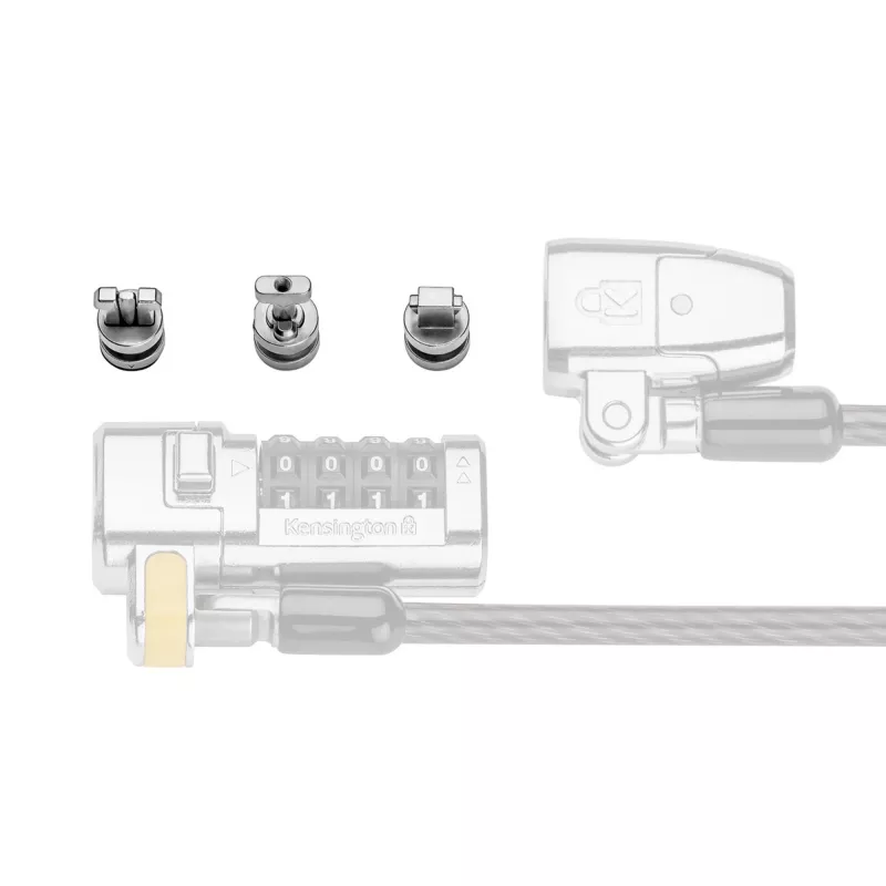 Kensington ClickSafe Universal Slots Security Anchors Kit, inkaras, nerūdijantis plienas, 3 vnt, 31 g, 115 mm, 85 mm