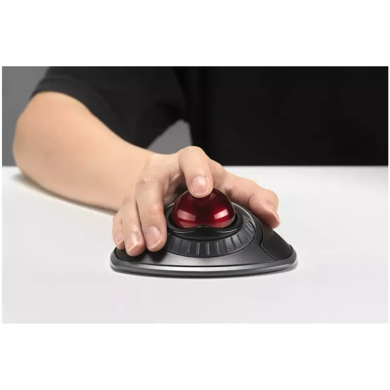 Kensington Orbit Wireless Trackball su slinkties žiedu - juoda