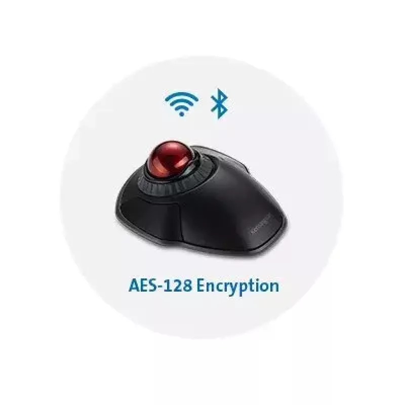 Kensington Orbit Wireless Trackball su slinkties žiedu - juoda