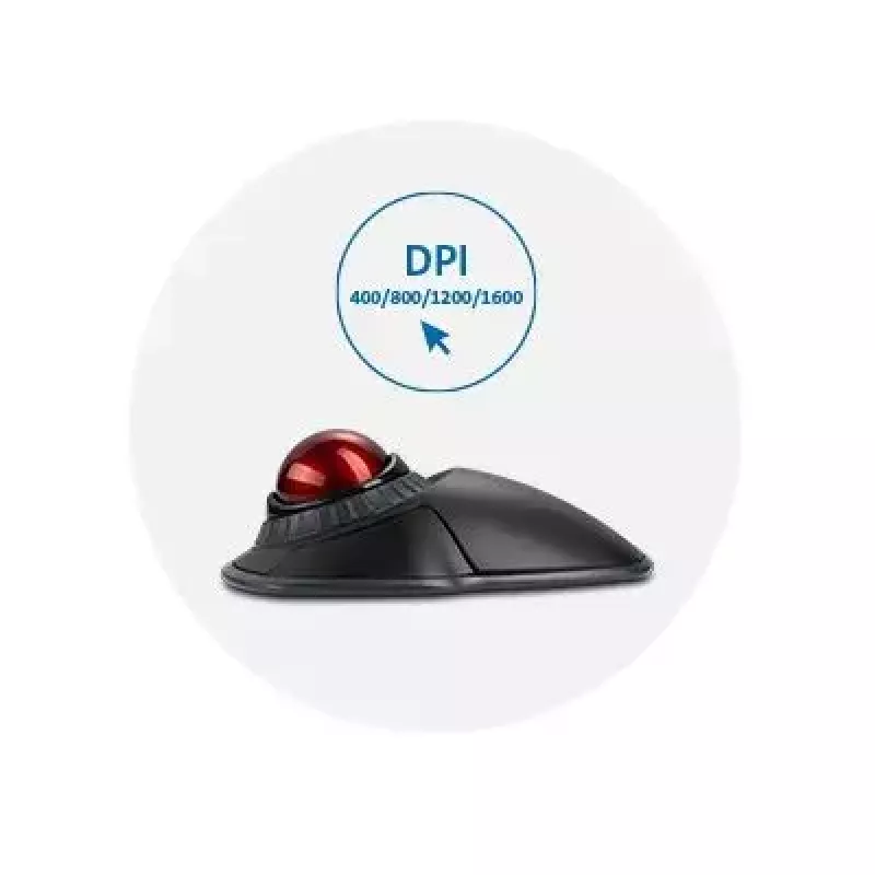 Kensington Orbit Wireless Trackball su slinkties žiedu - juoda