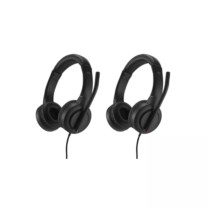 Kensington H1000 USB-C ausinės ant ausų, laidinės, skambučiai/muzika, 20 - 20000 Hz, 190 g, juodos