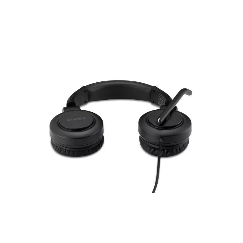 Kensington H1000 USB-C ausinės ant ausų, laidinės, skambučiai/muzika, 20 - 20000 Hz, 190 g, juodos