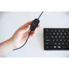Kensington H1000 USB-C ausinės ant ausų, laidinės, skambučiai/muzika, 20 - 20000 Hz, 190 g, juodos