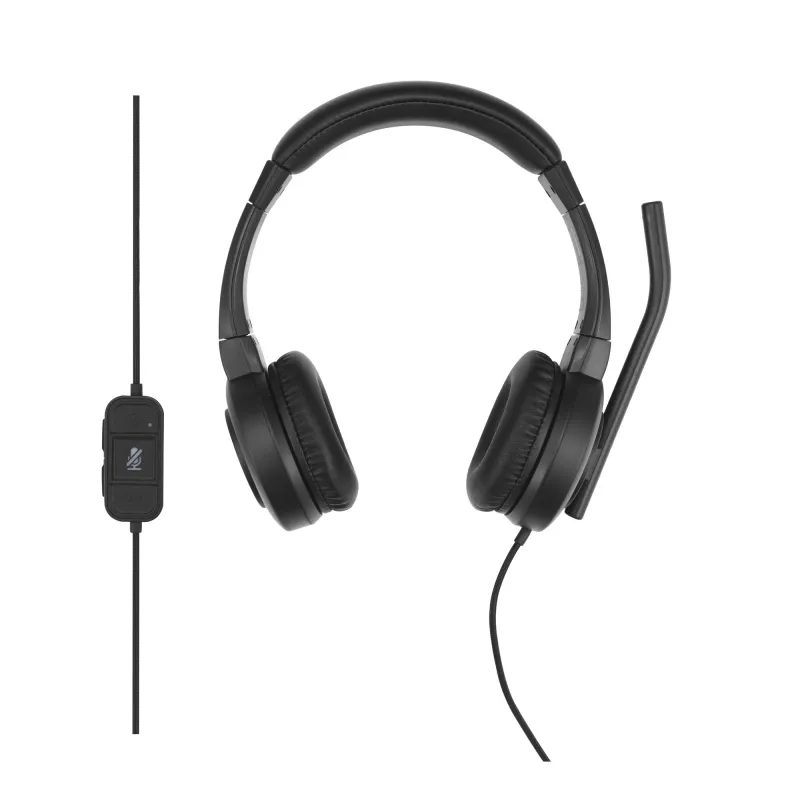 Kensington H1000 USB-C ausinės ant ausų, laidinės, skambučiai/muzika, 20 - 20000 Hz, 190 g, juodos