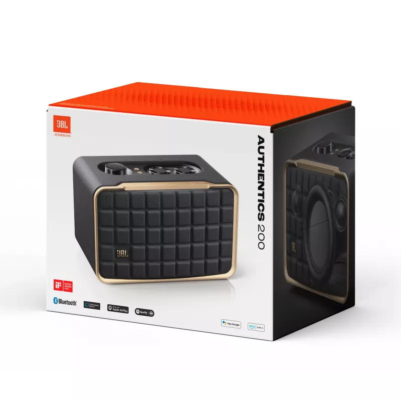 JBL Authentics 200 stereo belaidis garsiakalbis juodas 45 W