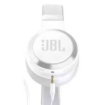 JBL Live 670NC belaidės ausinės ant galvos, skambučiams/muzikai, balta