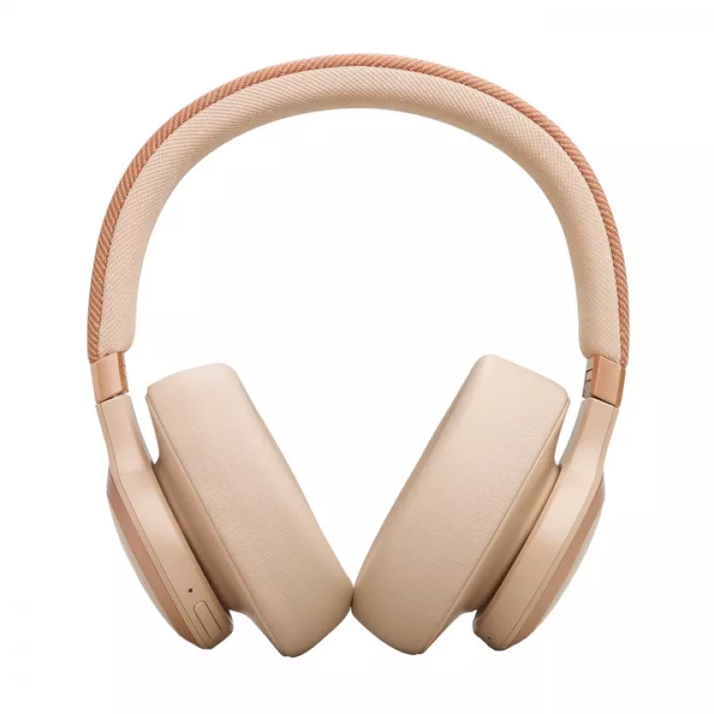JBL Live 770NC ausinės belaidės, lankelis, skambučiai/muzika, smėlio spalvos