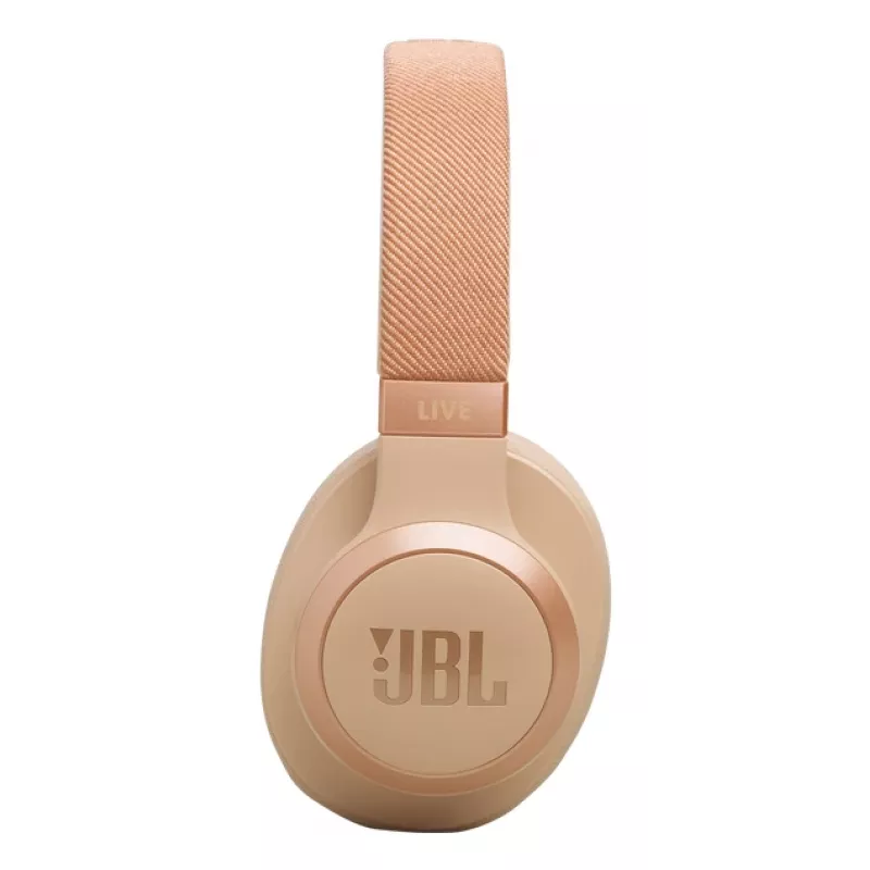 JBL Live 770NC ausinės belaidės, lankelis, skambučiai/muzika, smėlio spalvos