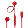 JBL Tune 305C ausinės laidinės į ausį skambučiams/muzikai USB Type-C raudonos