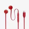 JBL Tune 305C ausinės laidinės į ausį skambučiams/muzikai USB Type-C raudonos