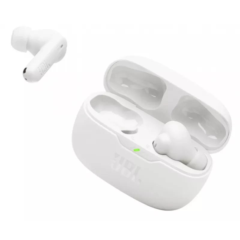 JBL Wave Beam 2 Belaidės ausinės Įterpiamos Skambučiams/Muzikai Baltos