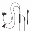 JBL JBLQTUM50CBLK ausinės su mikrofonu, laidinės, ausinės, žaidimams, juodos