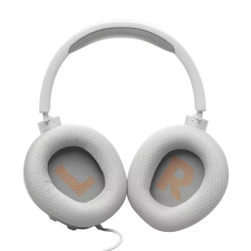 JBL Quantum 100M2 ausinės laidinės galvos juosta žaidimams balta