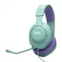 Ausinės JBL Quantum 100M2, laidinės, žaidimams, cian