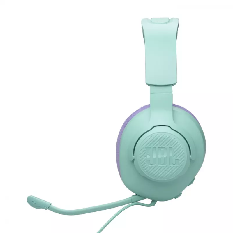 Ausinės JBL Quantum 100M2, laidinės, žaidimams, cian