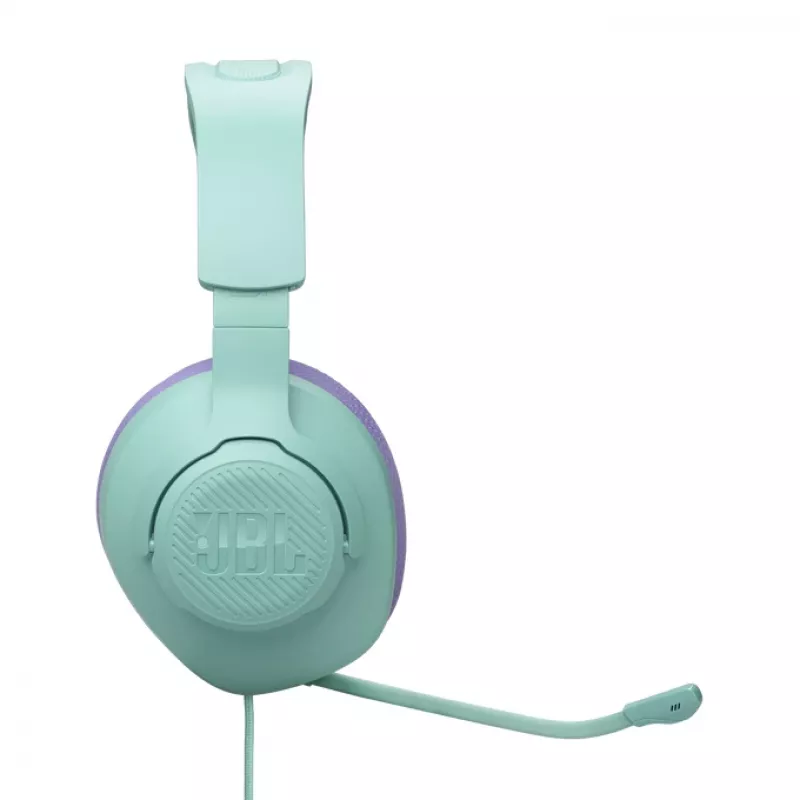 Ausinės JBL Quantum 100M2, laidinės, žaidimams, cian