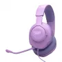Laidinis žaidimų ausinių komplektas JBL Quantum 100M2 — uždengiančios ausines, 20–20000 Hz, 1,2 m kabelis, violetinė