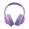 Laidinis žaidimų ausinių komplektas JBL Quantum 100M2 — uždengiančios ausines, 20–20000 Hz, 1,2 m kabelis, violetinė