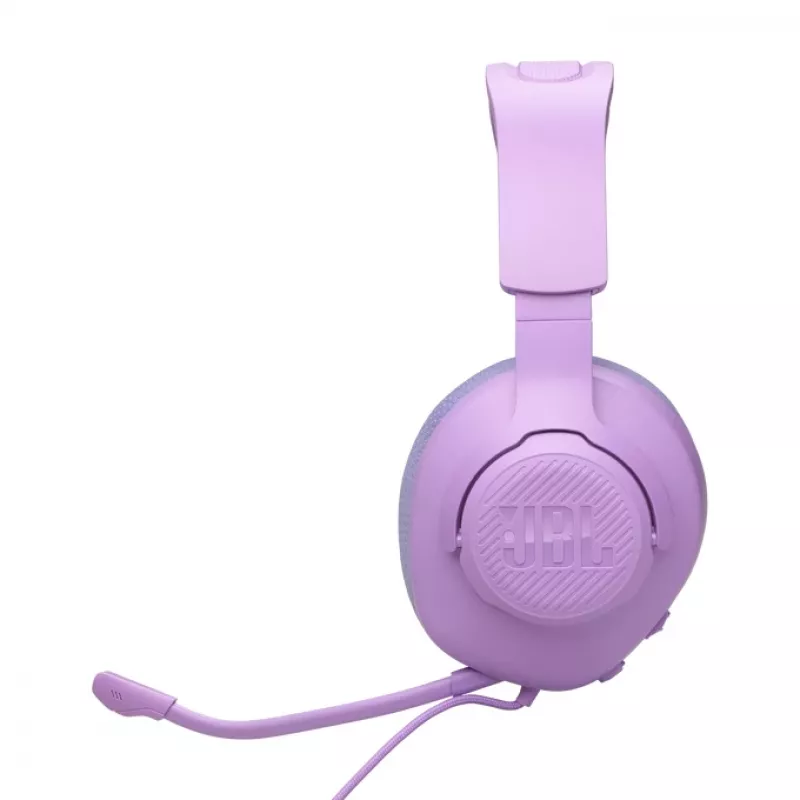 Laidinis žaidimų ausinių komplektas JBL Quantum 100M2 — uždengiančios ausines, 20–20000 Hz, 1,2 m kabelis, violetinė