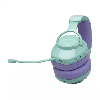 JBL Live QUANTUM 360 ausinės belaidės žaidimams, lankelis, USB Type-C, Bluetooth, žalsvai mėlyna