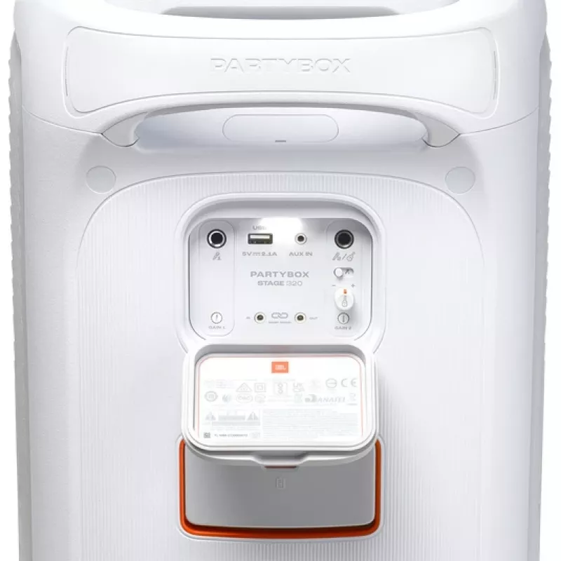 JBL PartyBox Stage 320 kolonėlė vakarėliams balta 240 W
