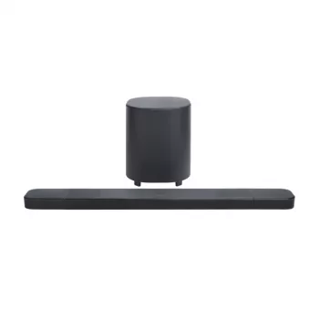 Garso juosta JBL Bar 1000MK2 juoda — 7.1.4 kanalai, 960 W, Dolby Atmos/DTS:X, belaidis + laidinis