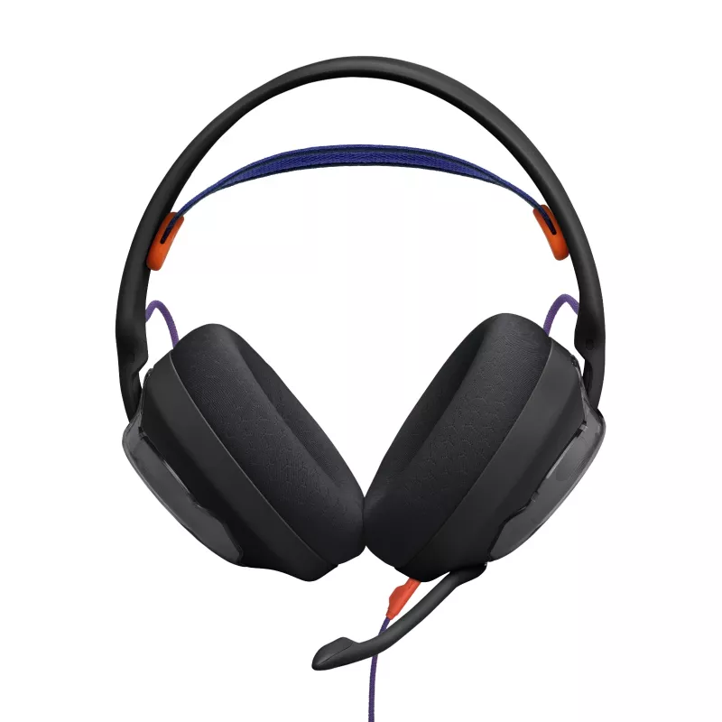 JBL Quantum 250 ausinės su laidu, galvos lankeliu, žaidimams, juodos