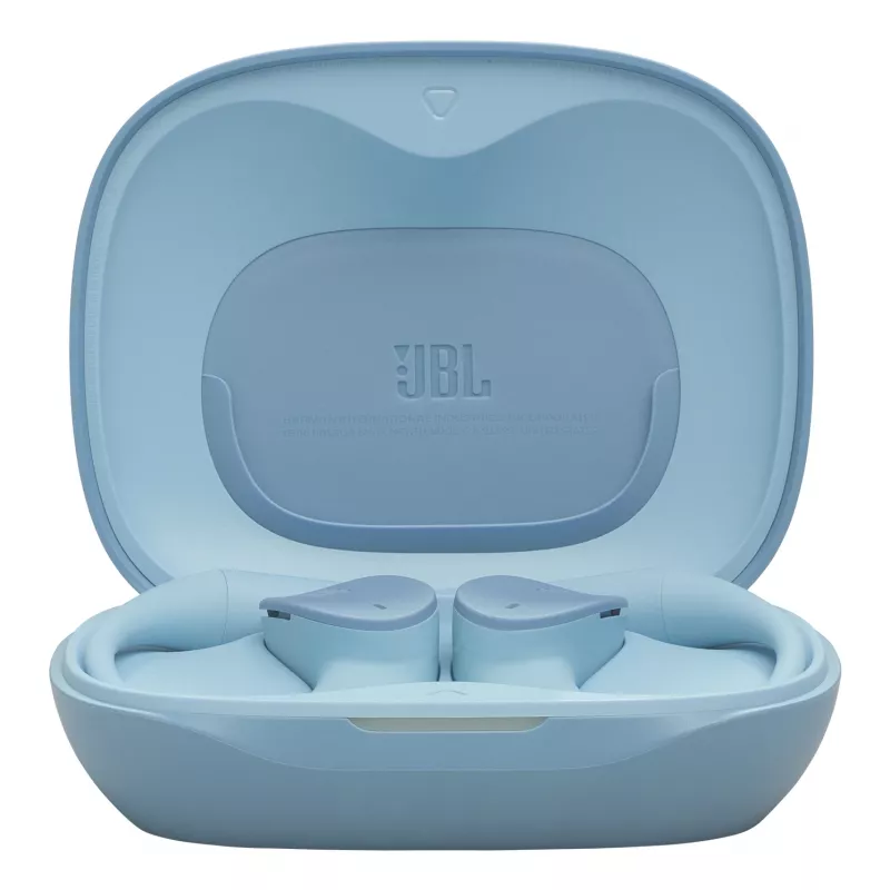 JBL Sense Lite belaidės ausinės su ausų kabliukais, muzika, Bluetooth, mėlyna